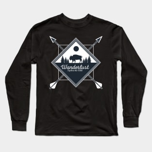 Wanderlust Exclusive Explore The Wild Adventure Long Sleeve T-Shirt